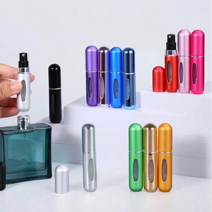 3-Pack Refillable Perfume Atomizers