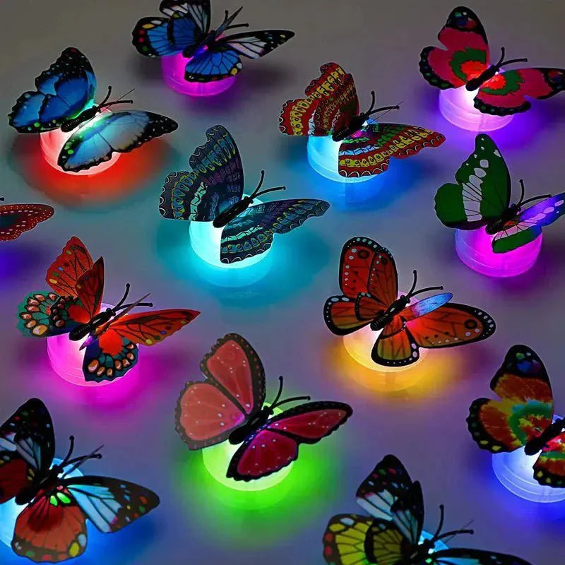 6 LED Butterfly Night Lamps