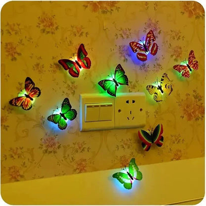 6 LED Butterfly Night Lamps