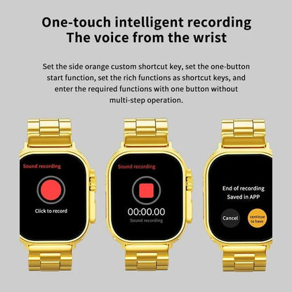 Ultra Golden Smart Watch Full HD 49 MM