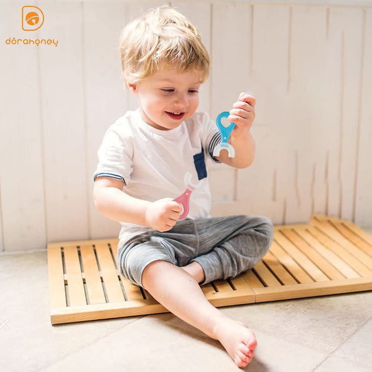 Baby Head Safety Helmet & Free Baby Tooth Brush.