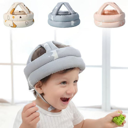 Baby Head Safety Helmet & Free Baby Tooth Brush.