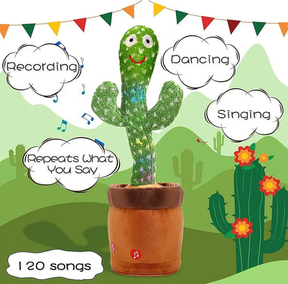 Dancing Cactus Toys For Kids Rechargeable.