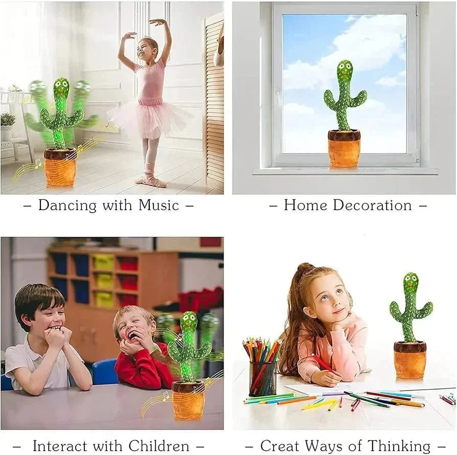 Dancing Cactus Toys For Kids Rechargeable.