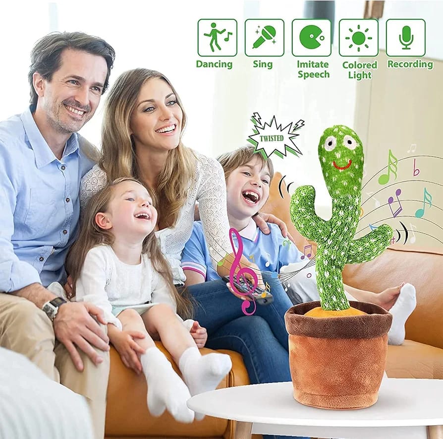 Dancing Cactus Toys For Kids Rechargeable.