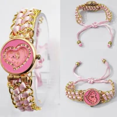 GIRL STYLYLISH WATCH BUY ONE GET ONE FREE